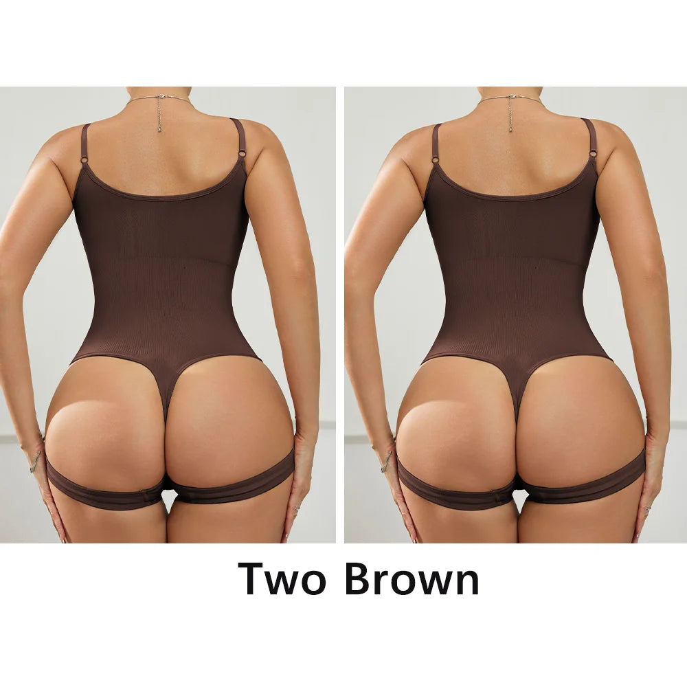 Medium Control Seamless Bodysuit Shaper – Wire‑Free