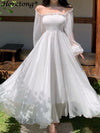 Women's High-Waist Long-Sleeve Maxi Dress | OWNLUXE