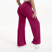Mid-Waist Yoga Pants – Straight Leg Active