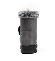 Warm Fur Ankle Boots - Women's Elegant Winter Snow Booties