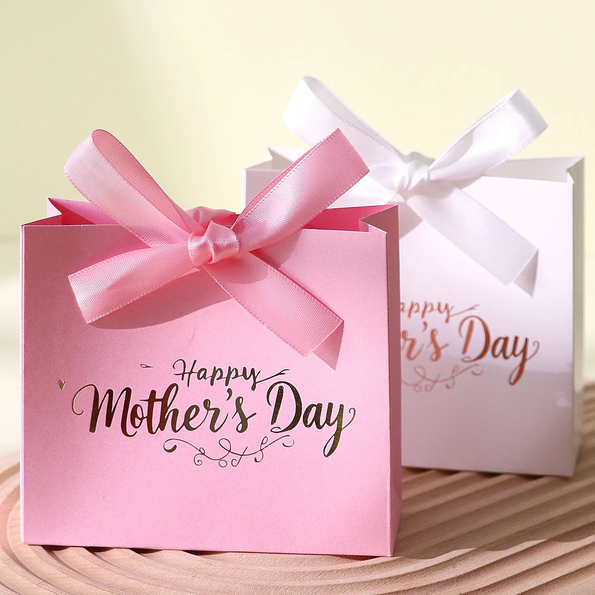 Mini Gift Boxes 5-Pack — Ribbon Bow Candy & Party Favour Boxes | OWNLUXE