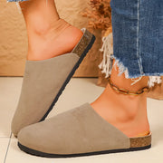 Women's Closed Toe Plus-Size Vintage Slippers – Shop at OWNLUXE
