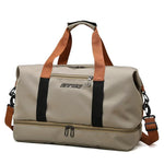 Load image into Gallery viewer, Unisex Large Capacity Travel Tote Bags Women Canvas Travel Handbag Men Sports Shoulder Bag Waterproof Travel Duffle Bag Foldable
