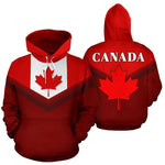 Load image into Gallery viewer, Custom 3D Canada Flag Hoodie - Personalized Photo Print Sweatshirt
