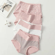 Women's High-Waist Print Briefs 4-Pack | Plus Size M–5XL | OWNLUXE