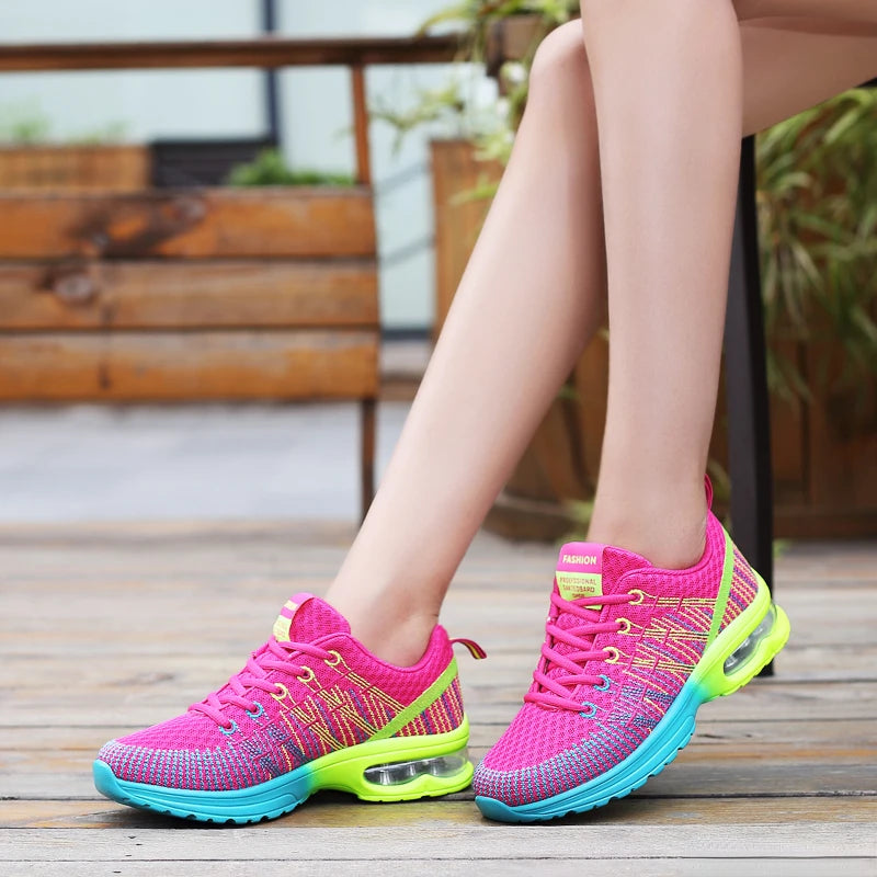 Women's Breathable Sneakers (Rose Red) – Shop at OWNLUXE