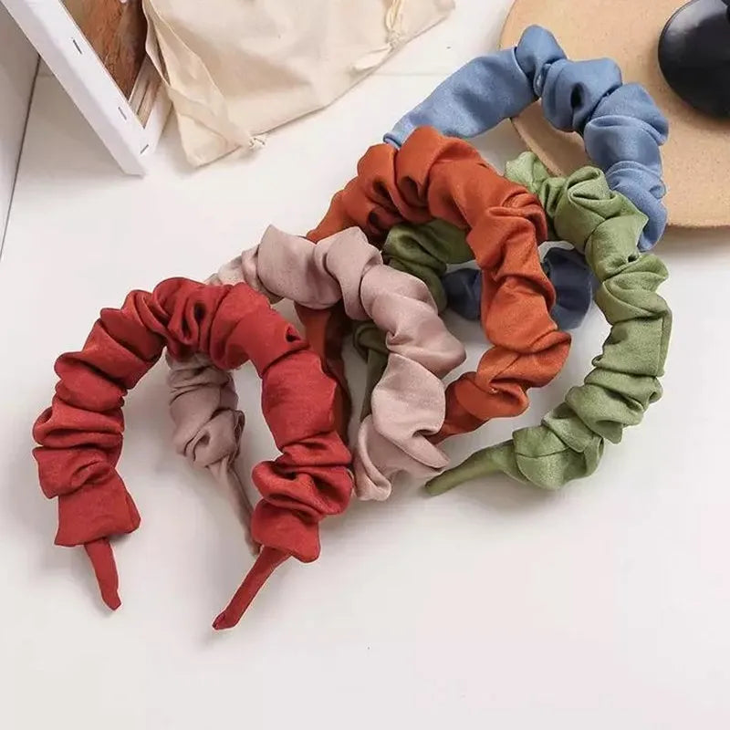 Fashion Spring Hairband Women Individuality Pleated | OWNLUXE