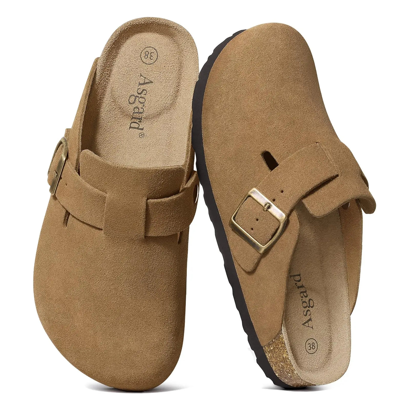Women's Arch Support Adjustable Leather Slippers | OWNLUXE
