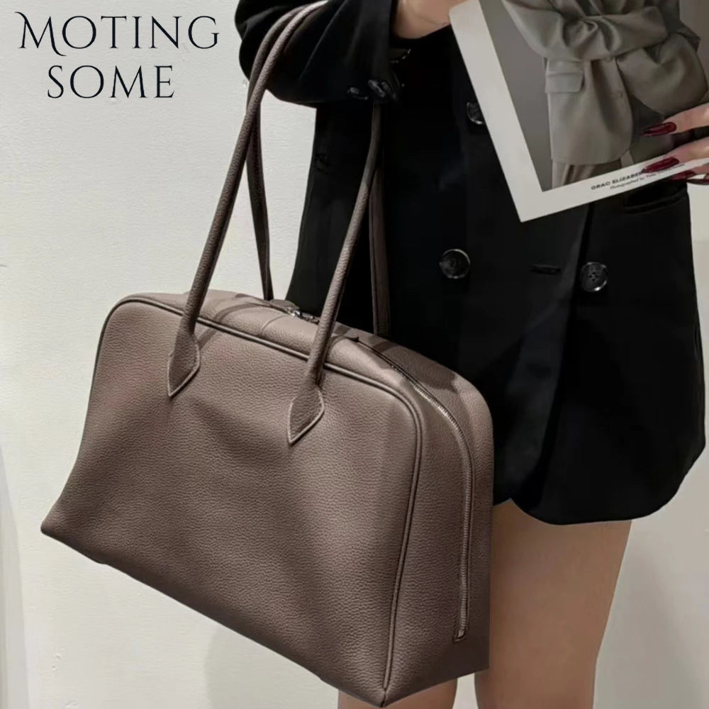 Cowhide Leather Handbag | OWNLUXE
