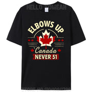 Elbows Up Canada Never 51 - Stand Strong T-Shirt