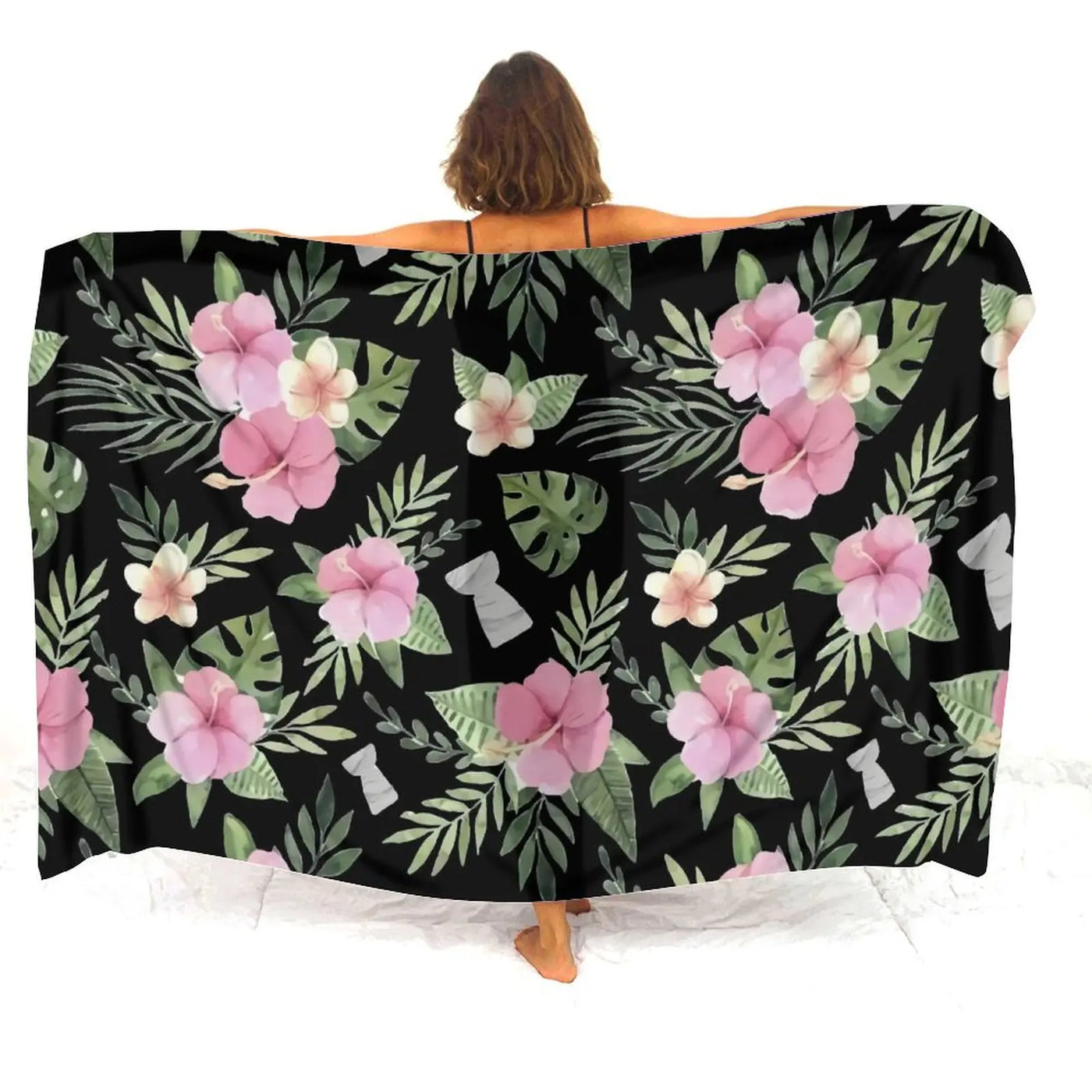 Vintage Printed Swim Cover-Up | OWNLUXE