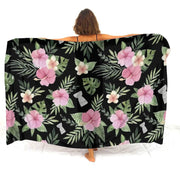 Vintage Printed Swim Cover-Up | OWNLUXE