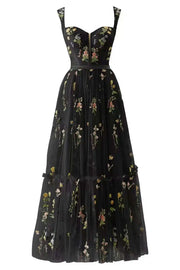 Sleeveless Mesh Ceremonial Dresses | OWNLUXE