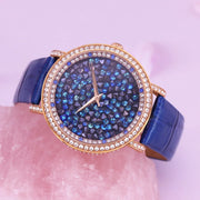 Leather Strap Quartz Watch - Minimalist Water-Resistant Wristwatch
