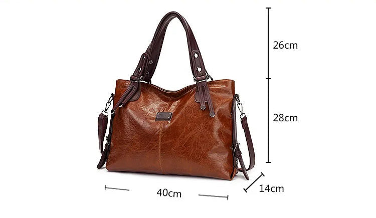 Vintage PU Leather Crossbody Bag – Compact Shoulder Bag with Adjustable Strap
