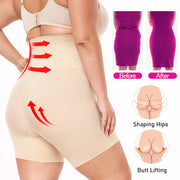 High-Waisted Tummy Control Shapewear Shorts - Body Shaper