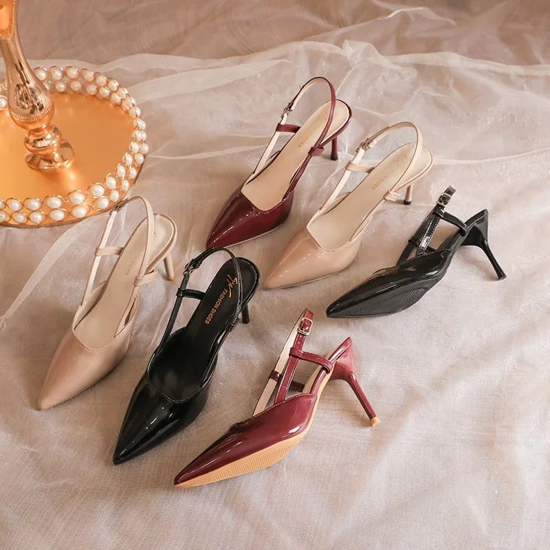 Women's High Heel Leather Plus Size Pumps | OWNLUXE