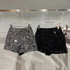 Women's Black Velvet Shorts | OWNLUXE