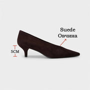 Women's Leather Pumps (Brown Suede) – Shop at OWNLUXE