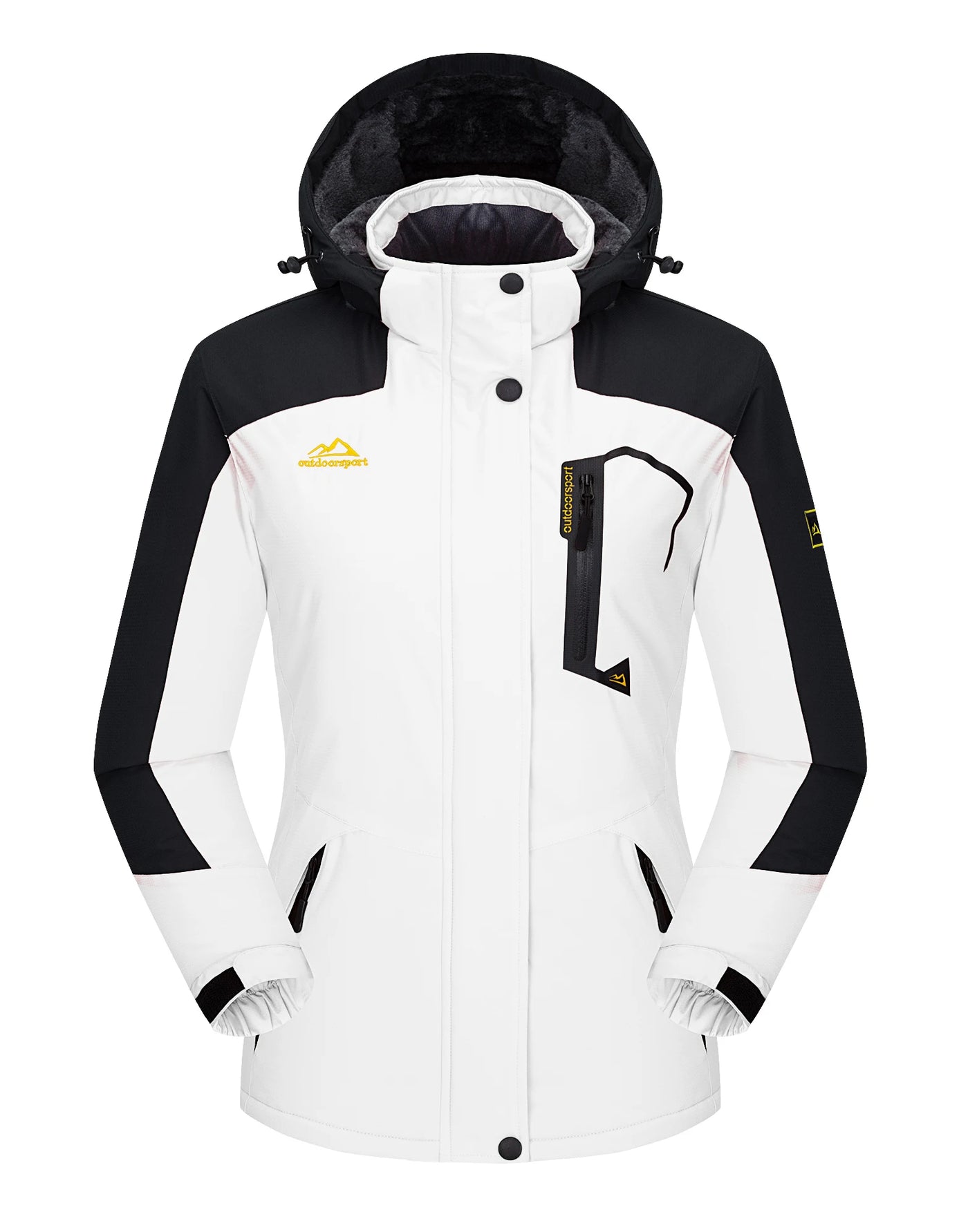 Women's Windproof Fleece-Lined Winter Jacket