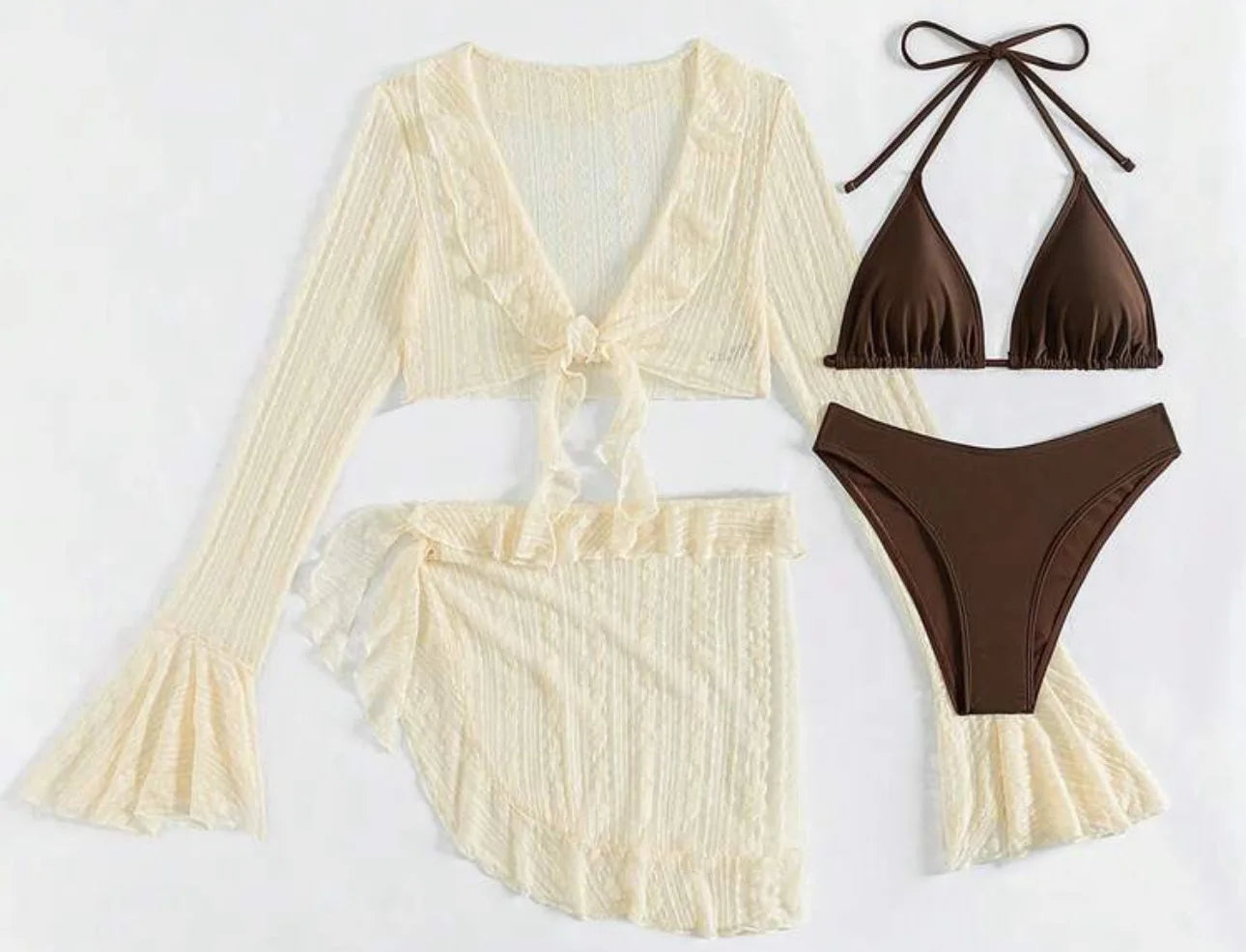 Long-Sleeve Swim Cover-Up | OWNLUXE