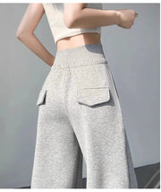 Sport High-Waist Relaxed-Fit Straight-Leg Pants | OWNLUXE