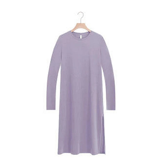 Short-Sleeve Cotton Midi Dress | OWNLUXE