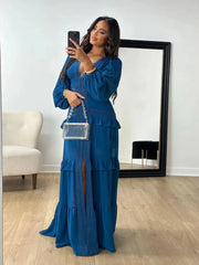Maxi Long-Sleeve Robe | OWNLUXE