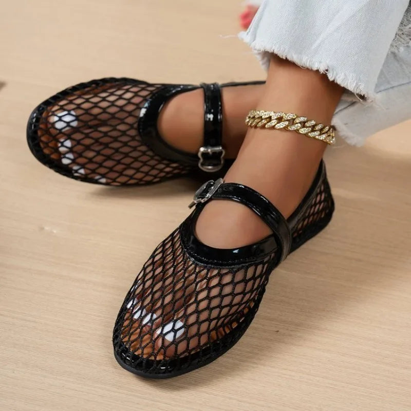 Women's Pointed Toe Breathable Mesh Flats – Shop at OWNLUXE