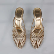 Women's Pointed Toe Stiletto Pumps (Gold) – Shop at OWNLUXE