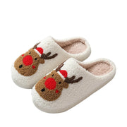 Winter Plush Family House Slippers – Warm Non‑Slip Slides