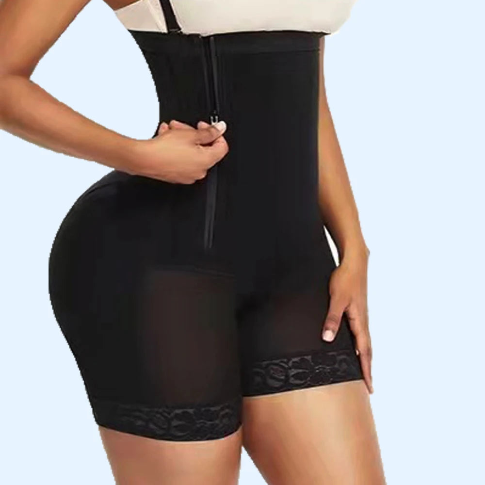 Colombian Faja Bodysuit with Butt Lifter - High Compression Full Body Shaper