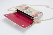 CH Letter Printed Premium PU Leather Shoulder Bag | OWNLUXE