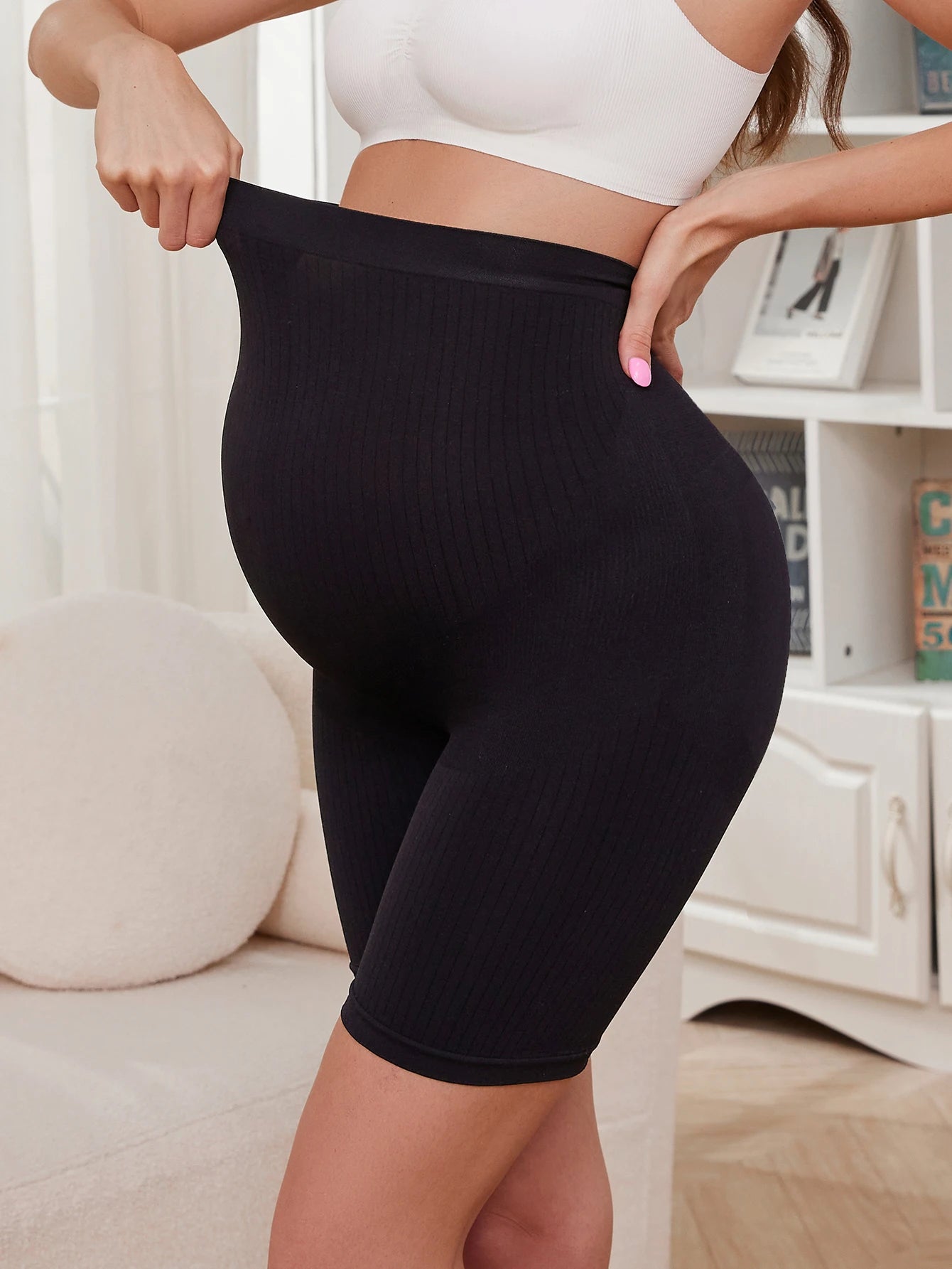 Postpartum High Waist Shapewear Panties – Seamless Tummy Support
