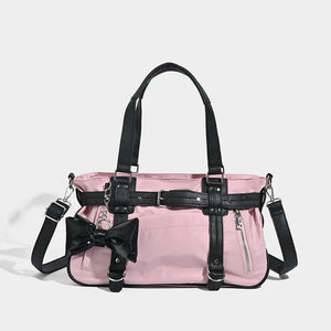 PU & Canvas Travel Duffle Bag | Sac de voyage en PU et toile