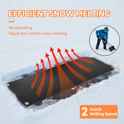 Graphene Heated Snow Melting Mat for Steps, Sidewalks & Driveways