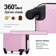 28" ABS Spinner Luggage – Durable Hard Shell