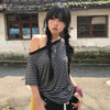 Women's Striped Retro T-Shirt | OWNLUXE