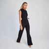 Women's High-Waist Wide Leg Sleeveless Jumpsuit | OWNLUXE