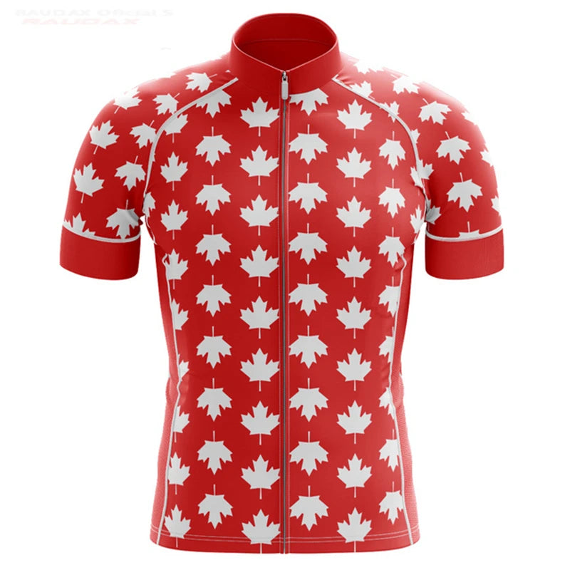 Canada Cycling Jersey 2026 - Quick Dry Performance Shirt