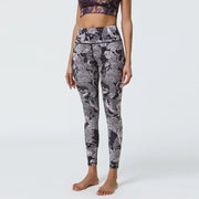 Women’s High-Waist Floral Printed Yoga Leggings
