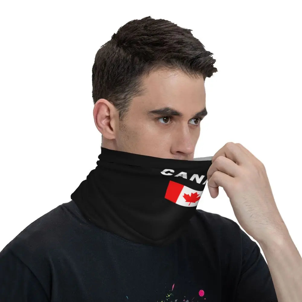 Canadian Flag Maple Leaf Neck Gaiter | OWNLUXE