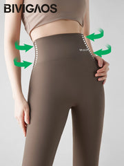 High-Waist Printed Sport Seamless Leggings | OWNLUXE