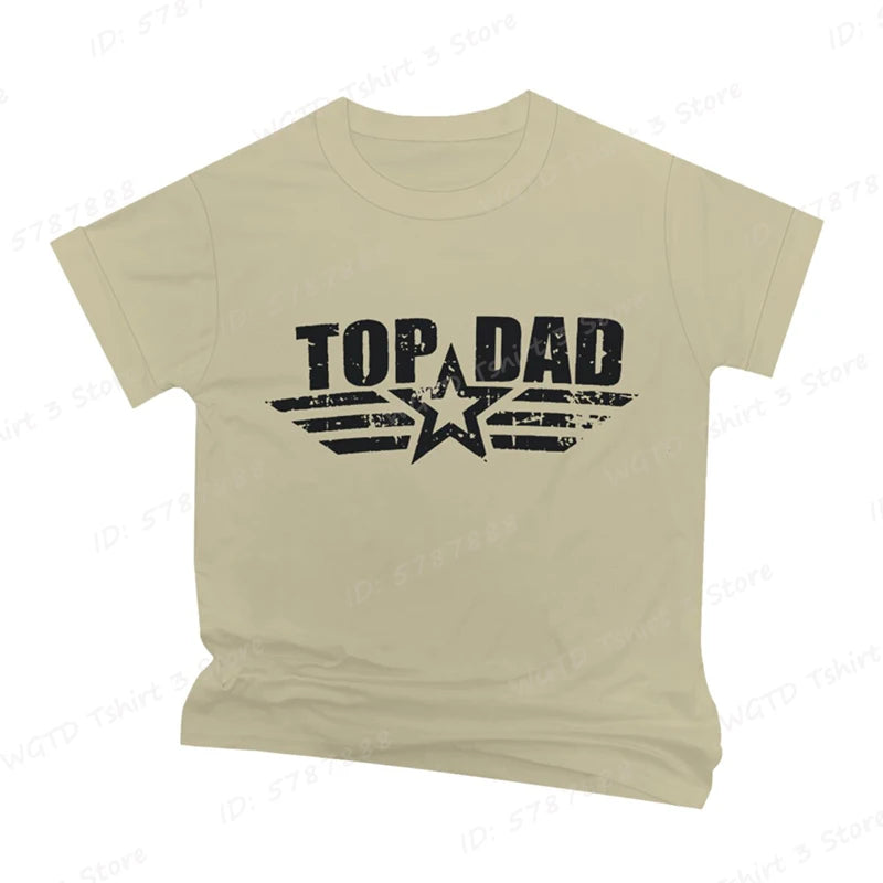 Top Dad Graphic T-Shirt – Unisex O‑Neck Short Sleeve