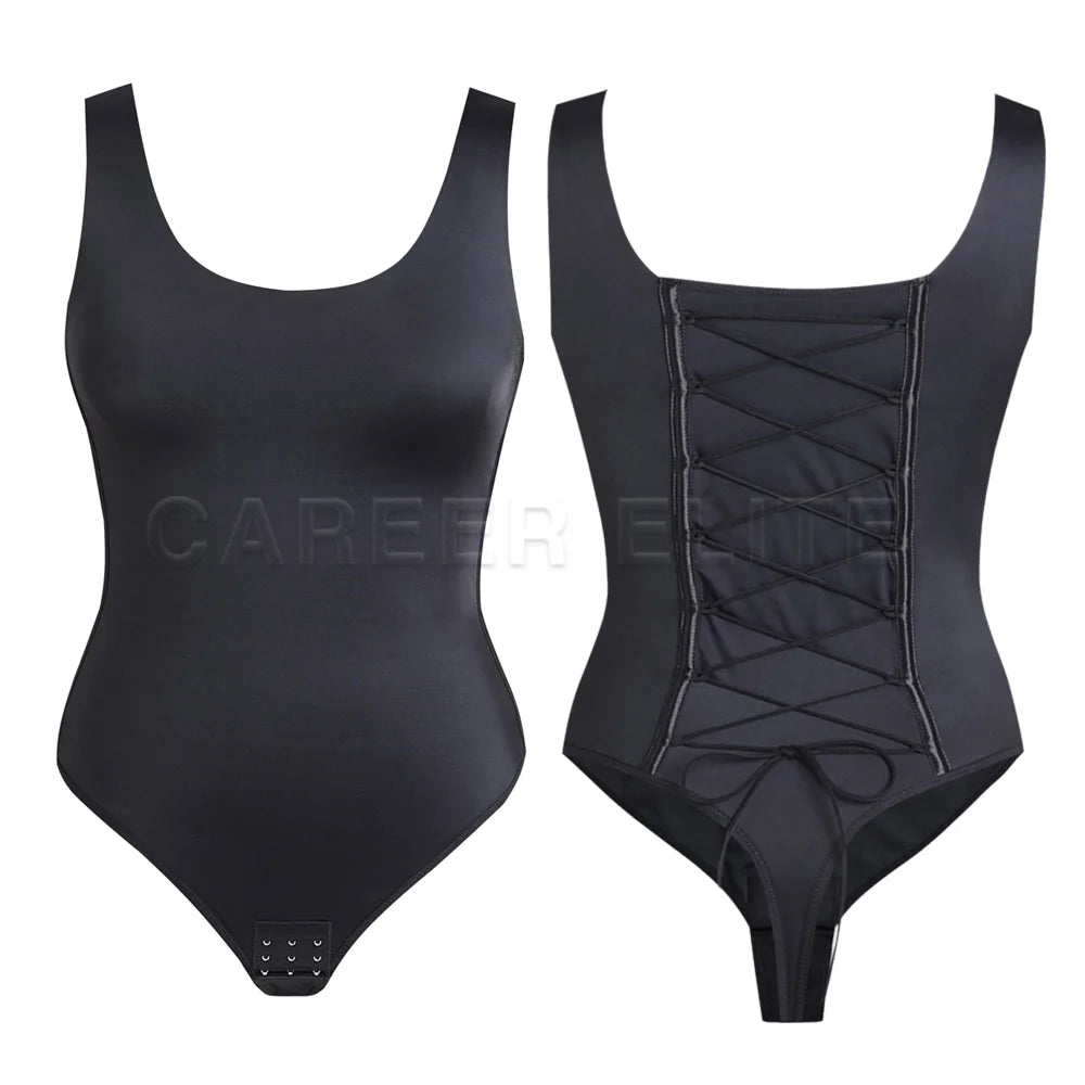 Medium-Control Shapewear Bodysuit, Wire-Free Cupless