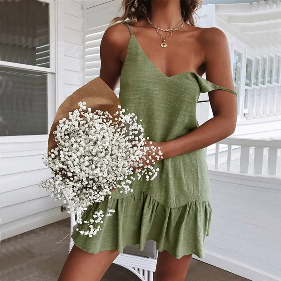 Women's Cotton Mini Dress | OWNLUXE