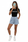 Cotton Shirt and Shorts Set | OWNLUXE