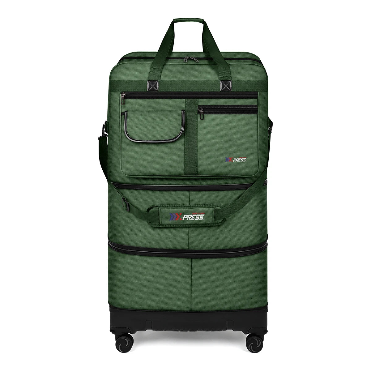 Foldable Rolling Travel Bag – Expandable Large Luggage