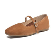 Women's Leather Flats (Yellow) – Shop at OWNLUXE