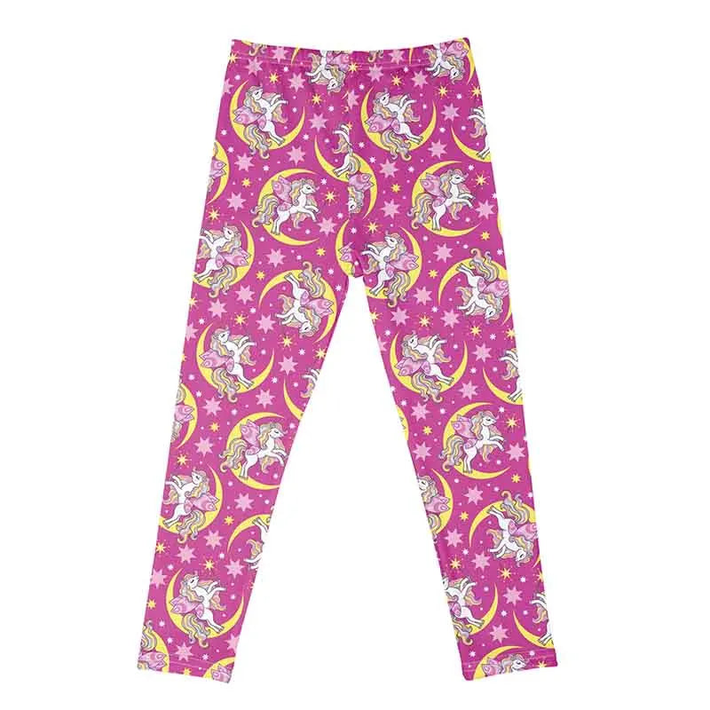 Kids Girls Leggings Casual Soft Comfortable Milk Silk | OWNLUXE